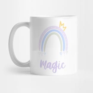 Magic rainbow, little rainbow unicorn, baby shower, unicorn party Mug